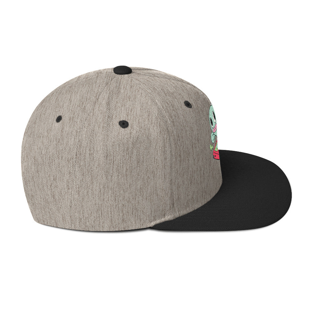 Ready To Press Start Game Ghost Snap-Back Hat