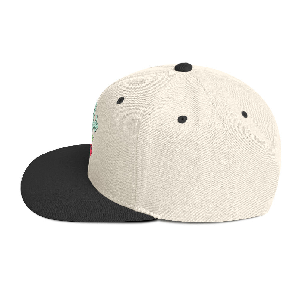 Ready To Press Start Game Ghost Snap-Back Hat