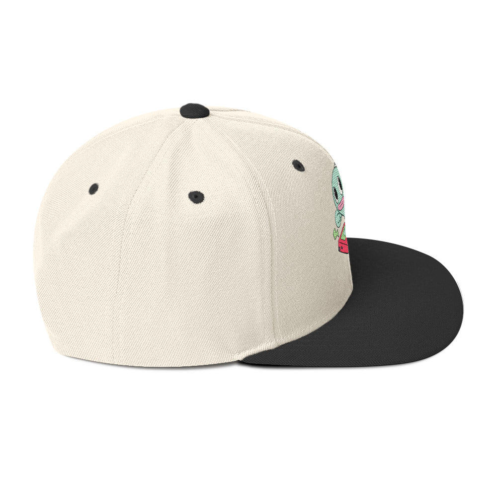 Ready To Press Start Game Ghost Snap-Back Hat