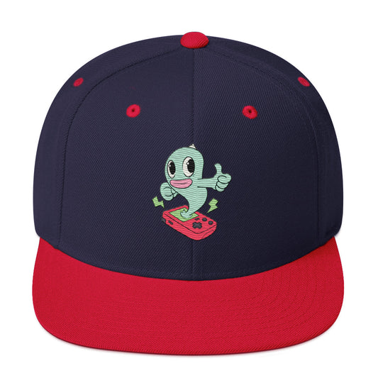 Ready To Press Start Game Ghost Snap-Back Hat